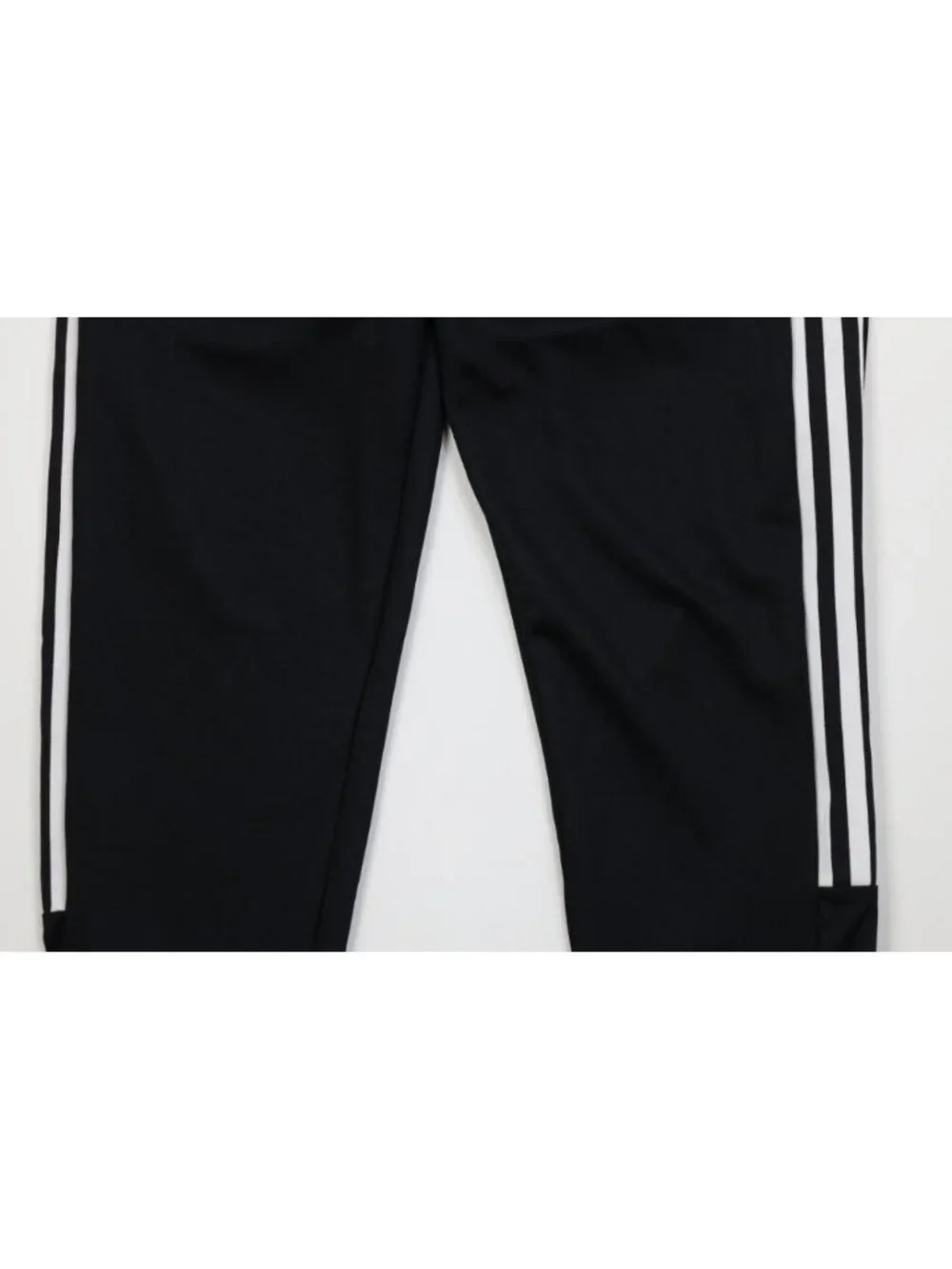 Vintage Y2K Adidas Mens Small Striped Tapered Leg Running Soccer Warm Up Pants
